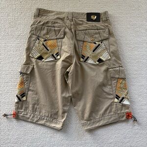 Vintage COOGI Khaki Cargo Shorts Size 38